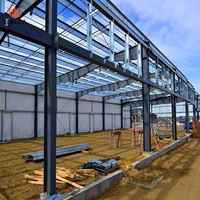 Estructura de Acero para Interiores, Techo de Pabellón Deportivo Unido con Pernos, Gimnasio de Baloncesto, Cancha de Bádminton Interior