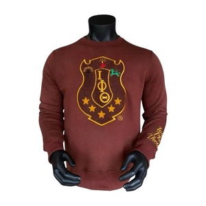 เสื้อสเวตเชิ้ตคอกลมปักลาย Iota Phi Theta ดีไซน์ใหม่ ทรงปกติสำหรับผู้ชาย ผ้าฟลีซ 100% คอตตอน สวมใส่สบายสไตล์ลำลองสำหรับฤดูใบไม้ร่วง - Product Image 1