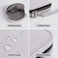 Organisateur électronique, pochette de voyage ignifuge pour passeport et argent, étanche, en toile 900D, portefeuille, pochette, sac à main, étui
