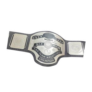 เข็มขัดแชมป์มวยปล้ำทีมชาย 6 คนระดับโลก คุณภาพสูง ดีไซน์ปรับแต่งได้ สำหรับแฟนๆ - Product Image 5