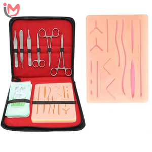 Kit Completo de Práctica de Sutura Manual de Acero Estéril para Estudiantes de Medicina, Entrenamiento de Primeros Auxilios, Uso en Emergencias, Instrumentos de Cirugía General - Product Image 4