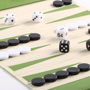 Fast Delivery Foldable Luxury PU Leather <b>Backgammon</b> Set Handmade Custom Chess Games Roll-up <b>Board</b> for On-the-go Entertainment - Product Image 4