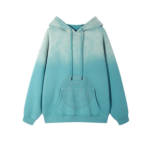 Sudadera con Capucha de Felpa para Hombre, Lavado Ácido, Algodón Premium, Silueta Relajada y Acabado Estilo Vintage para Uso Diario Informal - Product Image 3