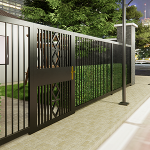 Puerta de hierro TTD elegante y duradera 1 diseño de puerta de pared de límite hecho a mano en Vietnam - Product Image 3