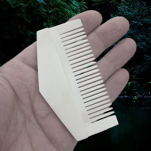 Peine de Hueso de Búfalo Ecológico Blanco Talla S para Aseo de Precisión Estilo Animal Pulido por blossom craft india - Product Image 6