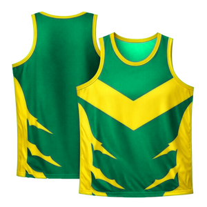 Camiseta Deportiva de Baloncesto Personalizada Sublimada, Transpirable, de Secado Rápido, Tejida, 100% Poliéster, Sin Mangas, para Hombre - Product Image 4