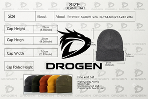 Gorro de Invierno Unisex DROGEN EXPORT, Color Beige, 100% Acrílico, Tejido por Computadora, Logotipo Personalizado, Venta al por Mayor, Ligero, Liso, Dobby - Product Image 5