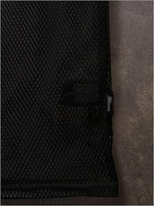 Camiseta Deportiva de Malla Negra con Bordado del Número 95 en Blanco, Estilo Jersey, Material de Poliéster Ligero, Diseño Duradero - Product Image 4