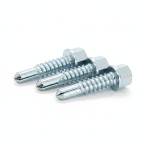 Tornillos Autoperforantes de Cabeza Hexagonal Clase 8 (Personalizables) de Acero al Carbono con Acabado en Zinc/Galvanizado/Fosfato en Pulgadas/Métrico para Techos - Product Image 1