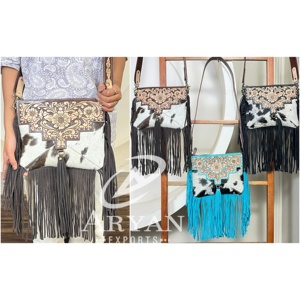 Nuevo Bolso de Hombro de Diseño para Mujer, de Lujo, Grande y Moderno, de Alta Calidad, en Cuero Repujado a Mano - Product Image 1
