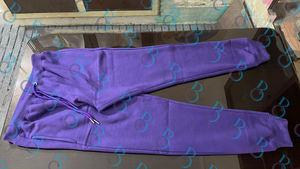 ชุดเซ็ตฮู้ดดี้และกางเกงจ็อกเกอร์ผ้าฝ้ายถักสำหรับผู้ชาย 2 ชิ้น เสื้อสเวตเชิ้ตเข้าชุด ระบายอากาศได้ดี สวมใส่สบายๆ สำหรับพักผ่อนและสตรีทแวร์ - Product Image 6