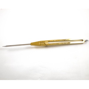 Diviseur en laiton massif rédaction outil proportionnel pointe immobile compas de navigation étrier marine carte de navigation à une main - Product Image 1