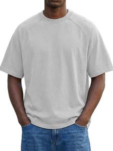 เสื้อยืดโอเวอร์ไซส์แบบเรียบ ผ้าคอตตอนหนานุ่ม คุณภาพสูง สำหรับผู้ชายและผู้หญิง รับสกรีนลายตามสั่ง - Product Image 3