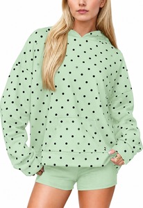 High Quality <b>Women</b>’s Hoodie and <b>Shorts</b> Set Printed <b>Long</b> Sleeve Casual Top Matching Two Piece Clothing Relaxed Everyday - Product Image 5