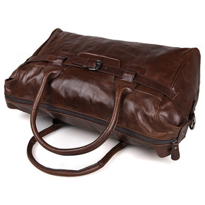 Sacs de voyage personnalisés haut de gamme, sacs de sport, sacs fourre-tout de luxe en cuir véritable pour le week-end - Product Image 3