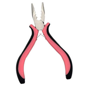 Alicates Profesionales para Extensiones de Cabello de Acero Inoxidable de Grado Quirúrgico Color Plateado con Dientes para Uso Comercial Ariston - Product Image 4