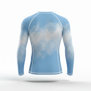 เสื้อรัดรูปแขนยาวแบบยูนิเซ็กซ์สำหรับออกกำลังกาย ฟิตเนส บีเจเจ เอ็มเอ็มเอ็ม ยิวยิตสู ฝึกซ้อม พร้อมรับสกรีนลายแบบซับลิเมชั่น - Product Image 2