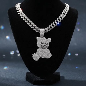 Pendentif en Moissanite Diamant Brillant de Luxe, Meilleures Ventes, pour Femme et Homme, Idéal pour Fêtes, Mariages, Fiançailles, Anniversaires et Cérémonies - Product Image 5