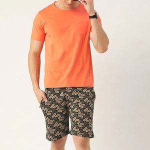 Pantalones Cortos Estampados Estilo Vacacional para Hombre, Pantalones Cortos Casuales Ligeros para Resort, Pantalones Cortos Estampados Urbanos para Hombre, Pantalones Cortos Casuales de Algodón Chino - Product Image 5