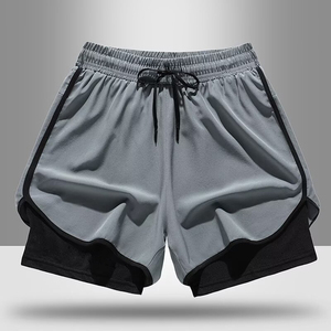 Pantalones Cortos Deportivos Extra Grandes para Hombre, de Algodón Suave, Cintura Elástica, Estilo Casual de Verano - Product Image 3