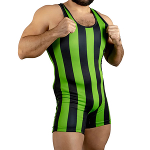 High Quality Sublimated Quick-Dry Breathable Spandex/Polyester Fitted Customizable <b>Weightlifting</b> Vest Wrestling <b>Singlet</b> - Product Image 1
