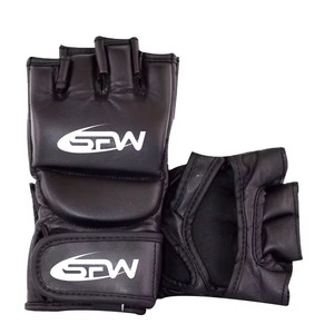 Guantes de Entrenamiento Profesionales para Kick Boxing y Muay Thai, de Cuero Sintético, Dedos Completos, Transpirables, Absorbentes de Humedad, con Cierre de Gancho y Bucle - Product Image 6
