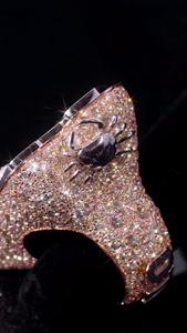 Anillo de Alta Calidad, Impresionante y Personalizado, Estilo Hip Hop, para Aniversario de Bodas, Completamente Cubierto de Circonitas, Plateado en Plata de Ley 925, VVS D - Product Image 4