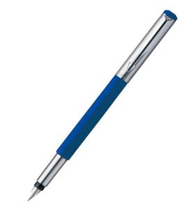 Parker Vector Metallic Fountain Pen (Blue) 3-Piece Set with Quick <b>Ink</b> Bottle - Product Image 3
