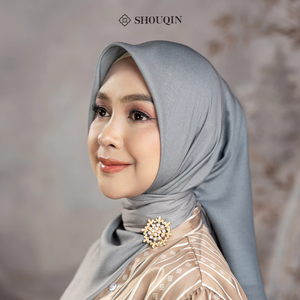 Shouqin Aurora Square Vol.2 Élégant Foulard Carré de Mariage Découpé au Laser pour Femmes Musulmanes Hijab Vente en Gros - Product Image 3