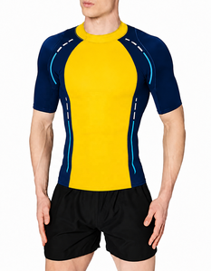 Maillot de bain à manches courtes pour femme, séchage rapide, protection UPF 50+, respirant, pour le surf, les sports nautiques et l'entraînement sportif - Product Image 1