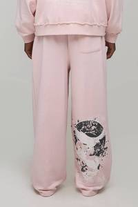 Pantalons de jogging pour hommes avec impression DTF de qualité supérieure, logo personnalisé, en molleton de coton, respirants, tissu de haute qualité, fabrication OEM et ODM - Product Image 1