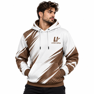 Wholesale Custom Sublimation <b>Hoodie</b> Sweatshirts Full Print Personalized Hoodies for <b>Men</b> Premium Quality Streetwear Clothing OEM - Product Image 1