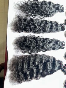 ผมแท้คุณภาพสูงสีดำธรรมชาติ 32 นิ้ว จากวัด  100% แบบลอนบอดี้เวฟ สำหรับถักเปีย  ผมอินเดีย TRP Hair Export - Product Image 3