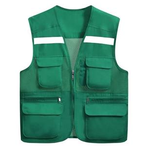 Lightweight Durable Quick-Dry Polyester/Cotton Unisex Safety <b>Vest</b> Ergonomic Cut Secure Closure Enhanced Guard/Engineering - Product Image 1