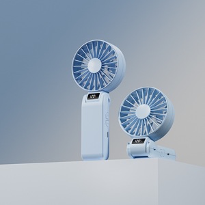 120-Level High Velocity Violent Wind <b>Mini</b> Portable USB Rechargeable Handheld Fan 1800mAh Battery Portable - Product Image 1