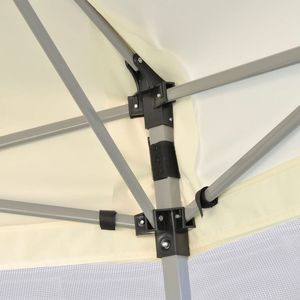 Pérgola y Gazebo Blanco Crema, Elegante Refugio para Exteriores - Product Image 5