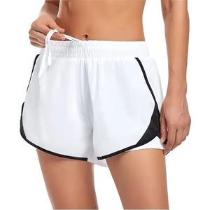 Shorts de plage d'été pour femmes à taille haute avec impression de logo personnalisé, élastiques et respirants, les plus recherchés - Product Image 6