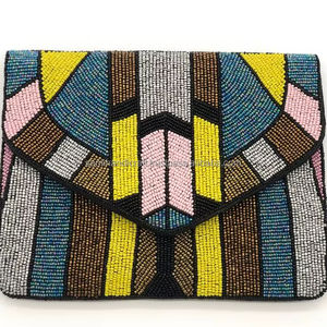 Bolso/Monedero Clásico Hecho a Mano de Estilo Bohemio, Bolso de Monedas Único de Estilo Festivo, Mini Bolsos para Mujer - Product Image 1