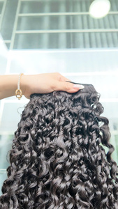 Extensions de Cheveux Humains Vierges Vietnamiens Bouclés, Sans Nœuds, Sans Perte, Tissage Double Trame, 100g - Product Image 4