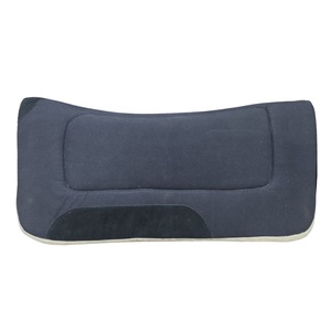 Tapis de selle western confortable de qualité supérieure en cuir, laine et coton, absorbant les chocs, durable et respirant pour l'équitation - Product Image 2
