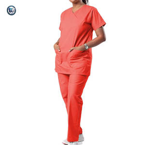 Tenues professionnelles d'hôpital pour le personnel infirmier, en matière respirante et douce, ensembles uniformes de travail. - Product Image 1