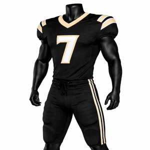 Uniformes de Fútbol Americano Juveniles Sublimados de la Más Alta Calidad, Diseño Personalizado, Jersey de Tela Tackle Twill, Pantalones Integrados, Unisex - Product Image 2