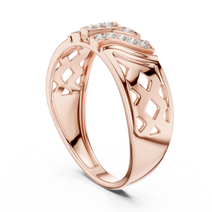 Anillo de Compromiso de Plata con Diamantes Cultivados en Laboratorio de Lujo con Detalles Pavé |   Joyería Fina Nupcial Tradicional y Elegante para Propuesta de Matrimonio - Product Image 2