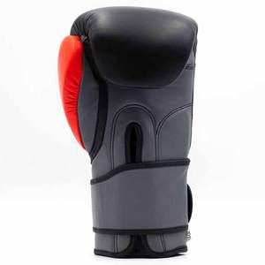 Most Popular Fighting Boxing Training <b>Gloves</b> Durable Material Adjustable Wrist Strap Black with Red Accents for Adult OEM Supply - Product Image 2