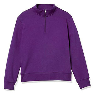 Sweat-shirts pour hommes, sweat-shirt à fermeture éclair pour l'hiver, respirant, écologique, polyester/coton, manches longues, col montant, logo personnalisé - Product Image 6