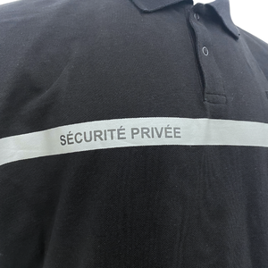 Vanda Private Privee Poliéster Seguridad Negro <span class=keywords><strong>Polo</strong></span> Manga Corta Hombre - Product Image 4