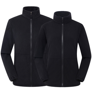 Factory Price Women Polar Fleece Fabric Coat <b>Ladies</b> <b>Jackets</b> Warm Girls Full Zip Collar Coat Women's Black Full Zip Fleece <b>Jacket</b> - Product Image 6