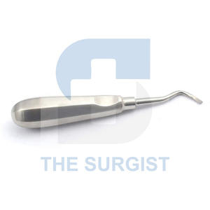 Elevador de Raíces Curvo Derecho Surgist Apexo de Acero Inoxidable, Herramienta Manual Quirúrgica para Extracción Dental, Certificación CE Clase I - Product Image 6