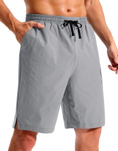 Short de bain pour homme à séchage rapide, respirant, avec poches zippées, entrejambe de 9 pouces, léger, pour la plage et la natation - Product Image 1