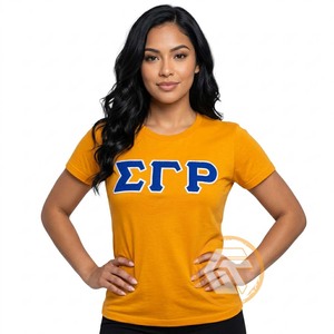 Camiseta Casual de Verano para Mujer, Transpirable, Anti-UV, de Secado Rápido, Ecológica, de la Hermandad Sigma Gamma Rho, GREEK TREASURES, al por Mayor - Product Image 1